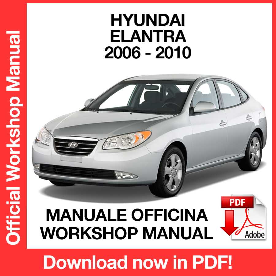 Manuale Officina Hyundai Elantra (2006-2010) (EN)