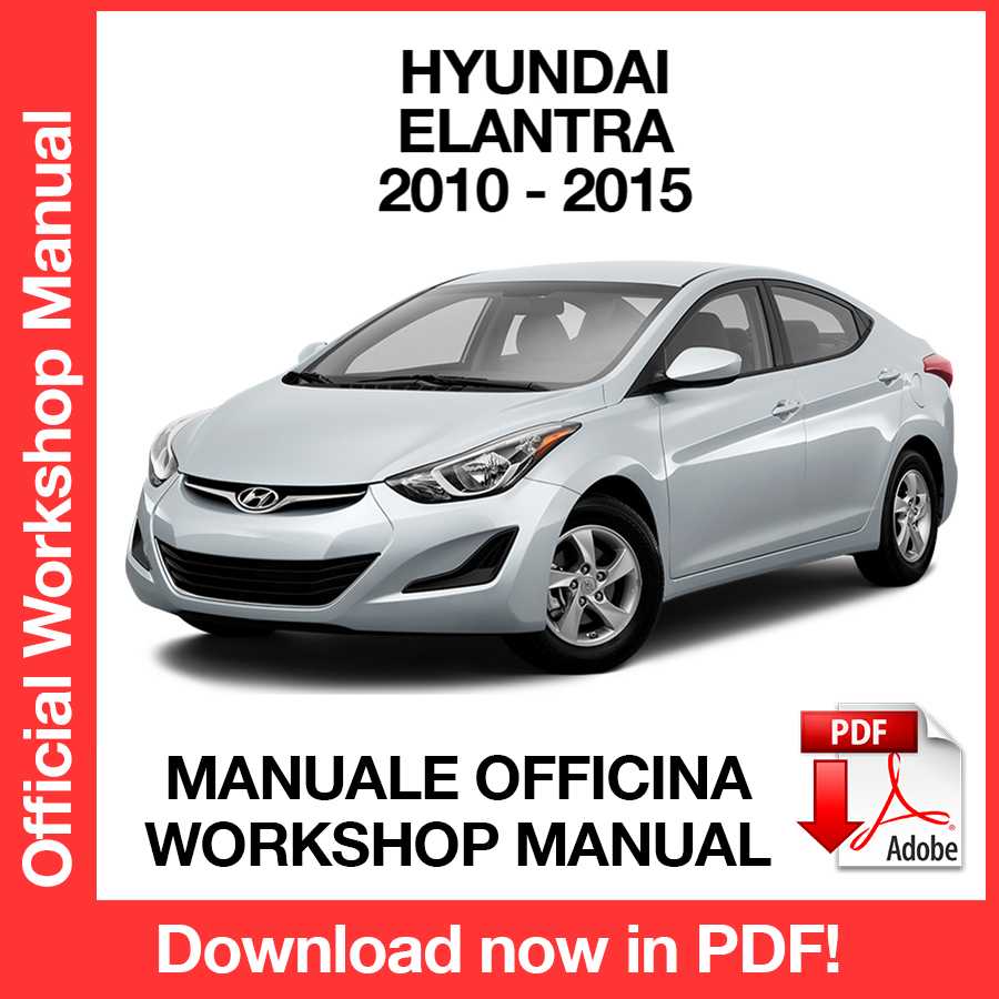 Manuale Officina Hyundai Elantra (2010-2015) (EN)
