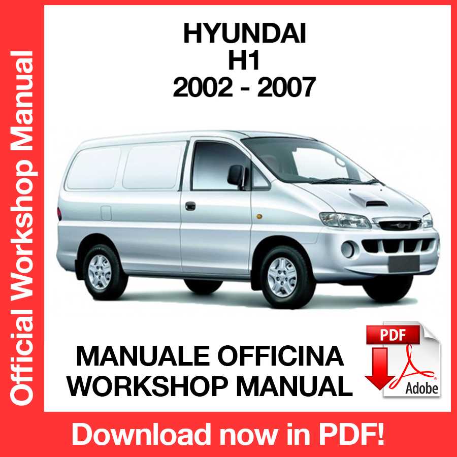 Manuale Officina Hyundai H1 (2002-2007) (EN)