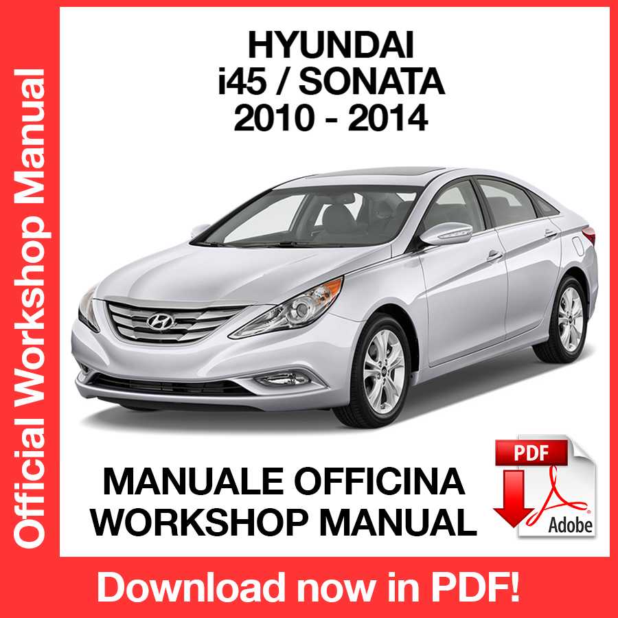 Workshop Manual Hyundai i45 Sonata (2010-2014) (EN)