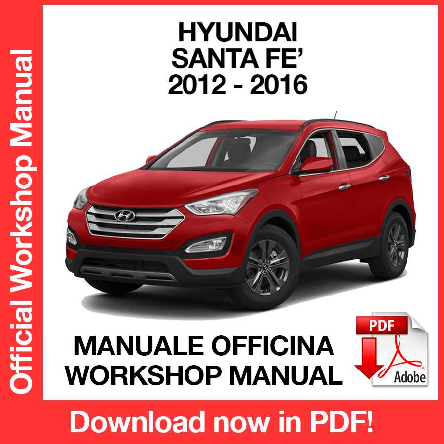 Workshop Manual Hyundai Santa Fe (2012-2018) (EN)
