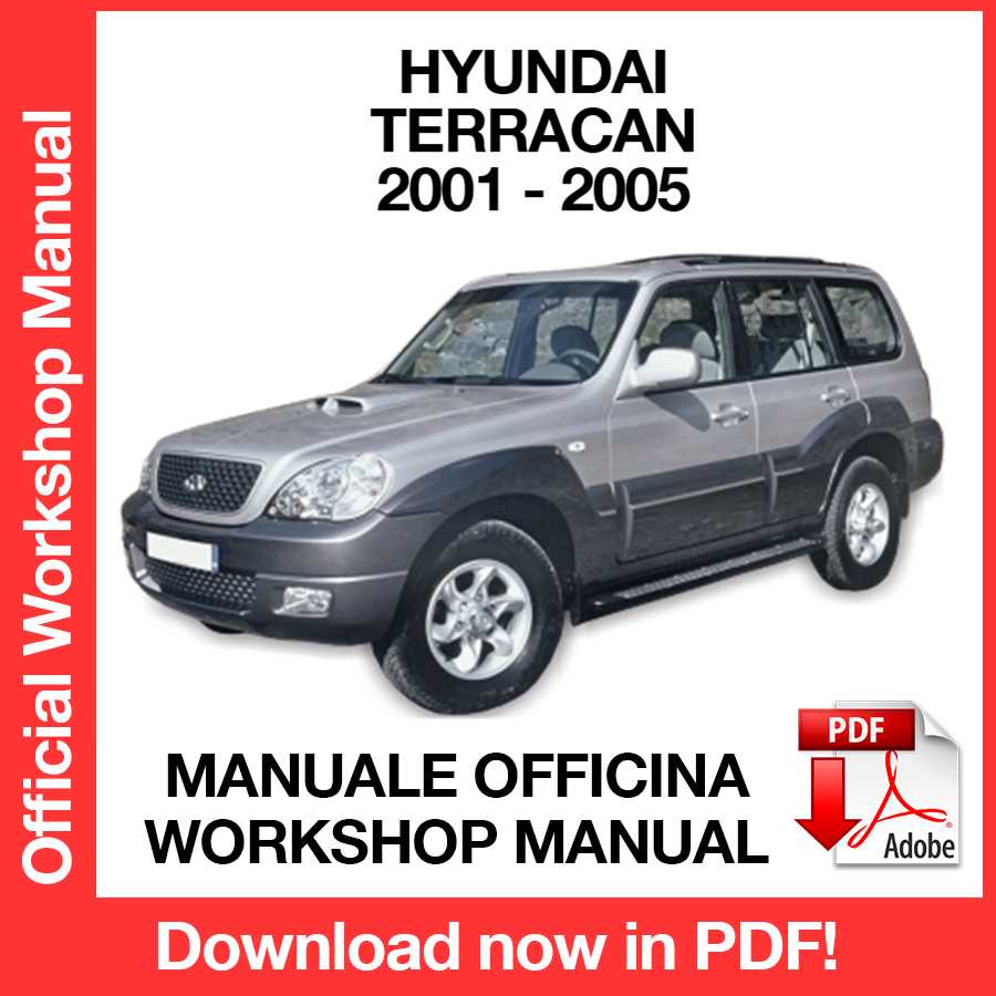 Workshop Manual Hyundai Terracan (2001-2005) (EN)
