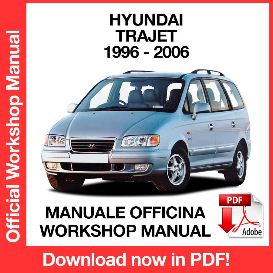 Workshop Manual Hyundai Trajet (1996-2006) (EN)