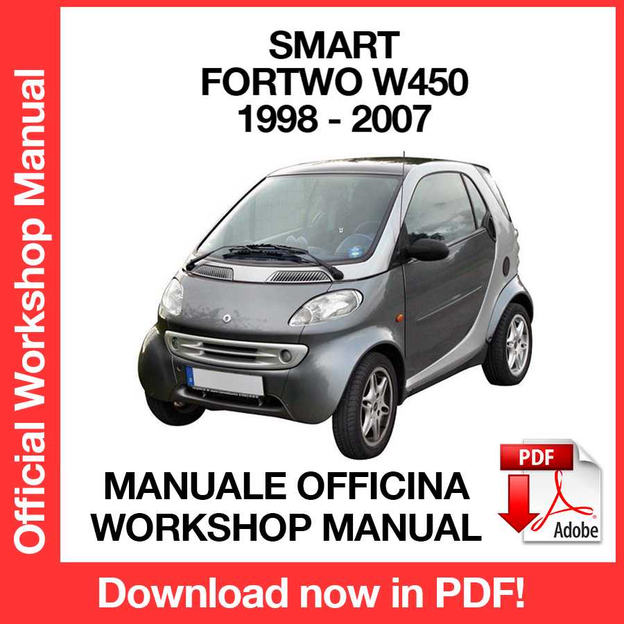 Workshop Manual Smart Fortwo W450 (1998-2007) (ITA)