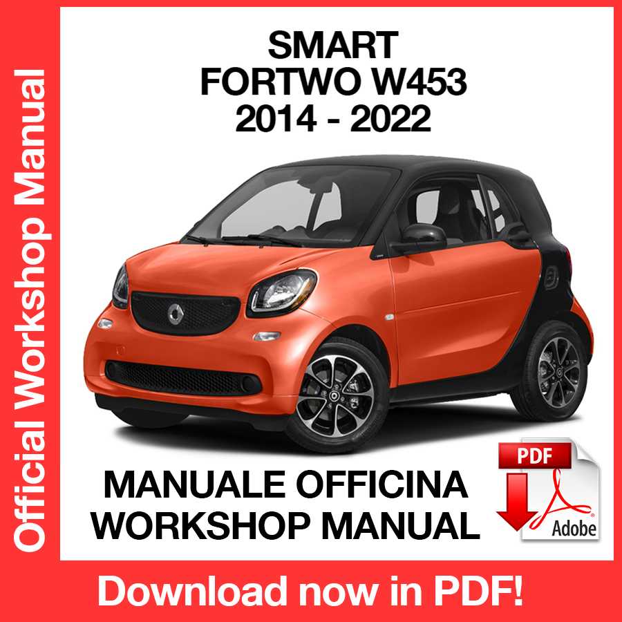 Workshop Manual Smart Fortwo W453 (2014-2022) (ITA)
