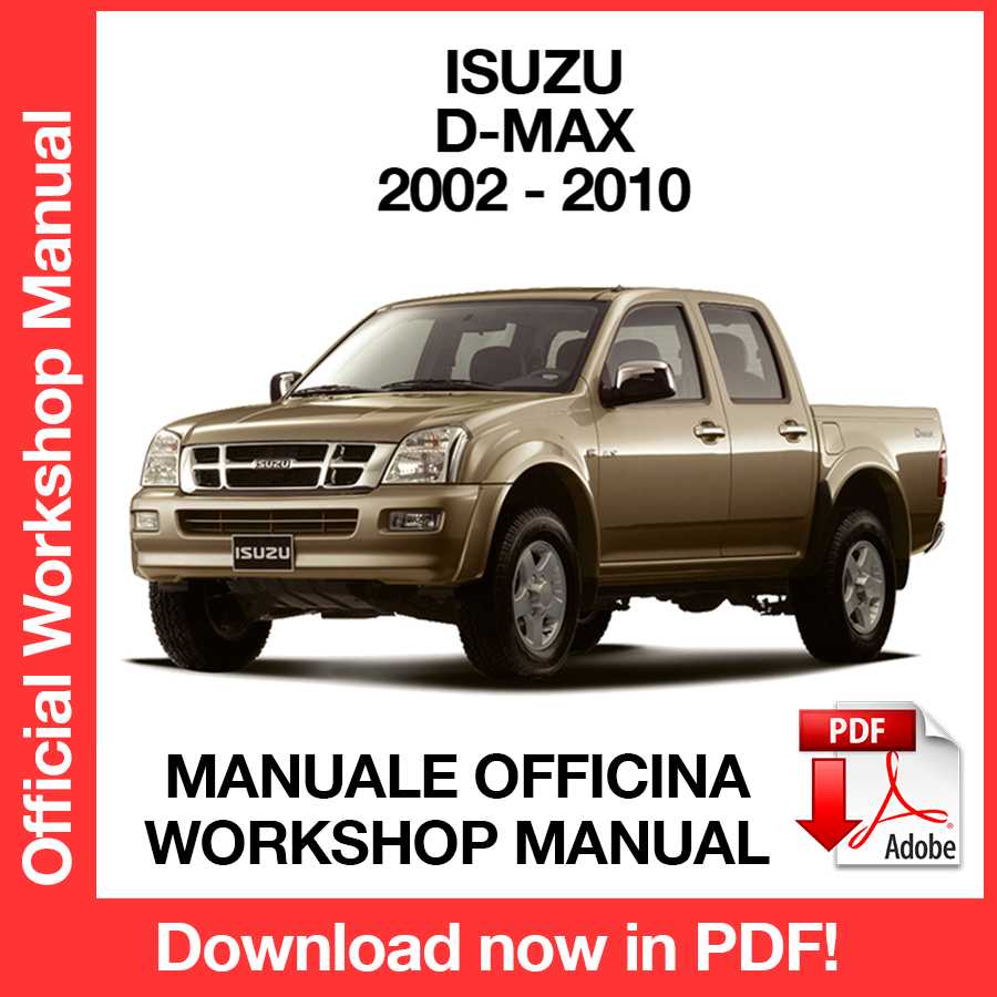 Workshop Manual Isuzu D-Max Dmax (2002-2010) (EN)