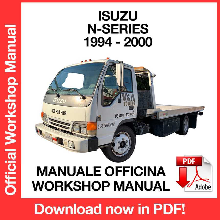 Workshop Manual Isuzu N-Series (1994-2000) (EN)