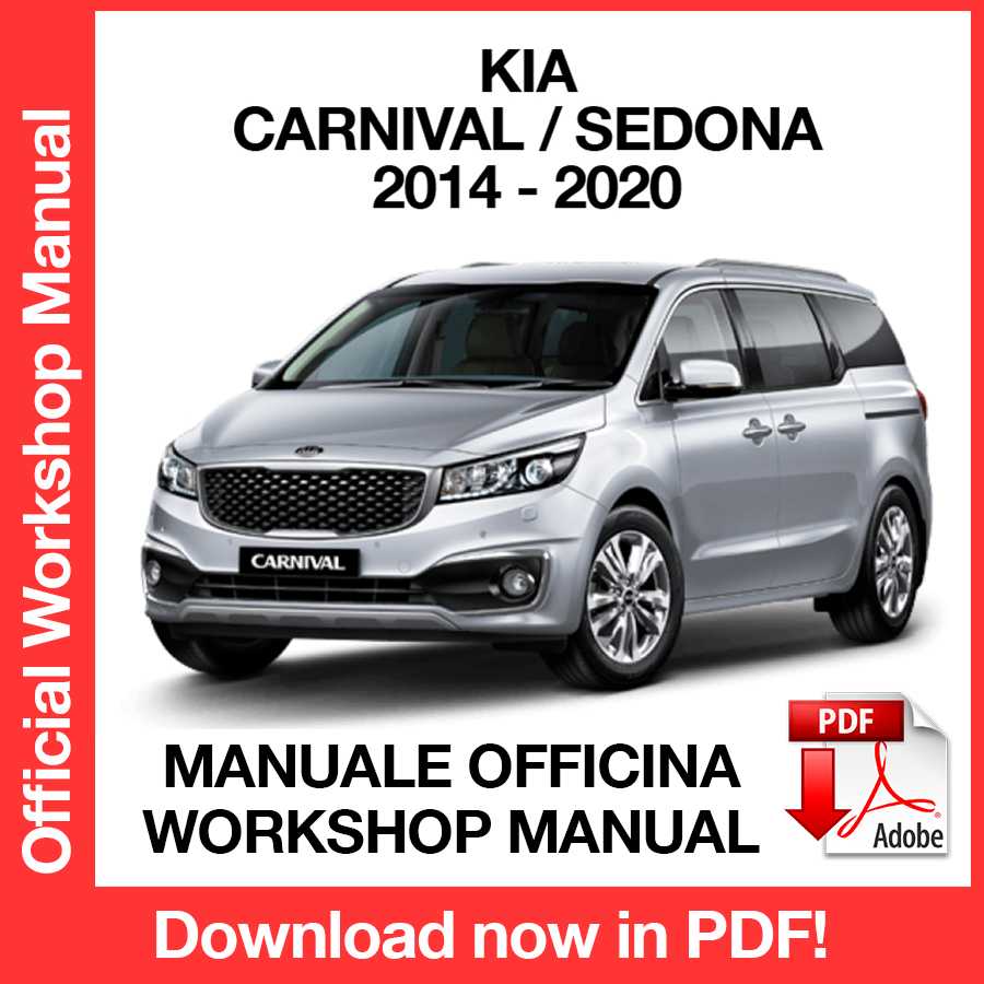 Workshop Manual Kia Carnival Sendona (2014-2020) (EN)