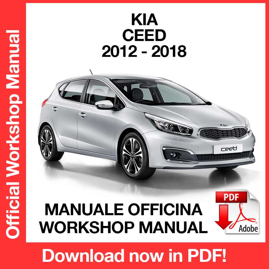 Manuale Officina Kia Ceed (2012-2018) (EN)