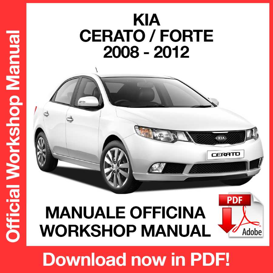 Manuale Officina Kia Cerato Forte (2008-2012) (EN)
