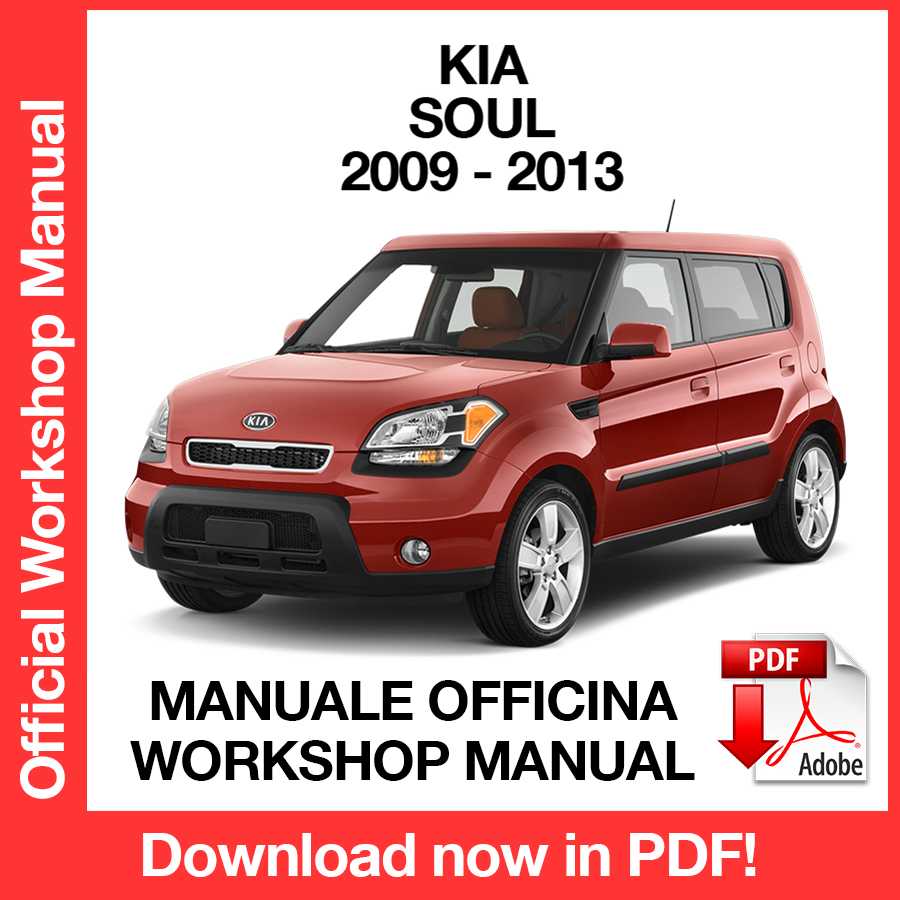 Workshop Manual Kia Soul (2009-2013) (EN)