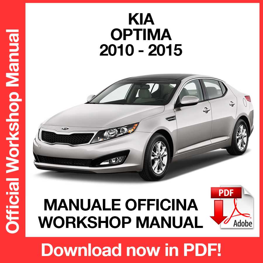 Workshop Manual Kia Optima (2010-2015) (EN)