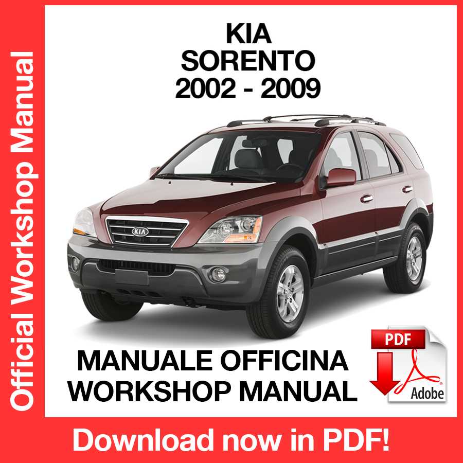 Workshop Manual Kia Sorento (2002-2009) (EN)