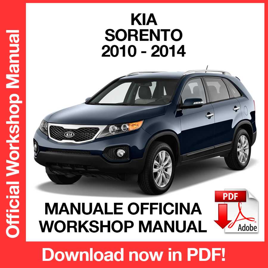 Workshop Manual Kia Sorento (2010-2014) (EN)