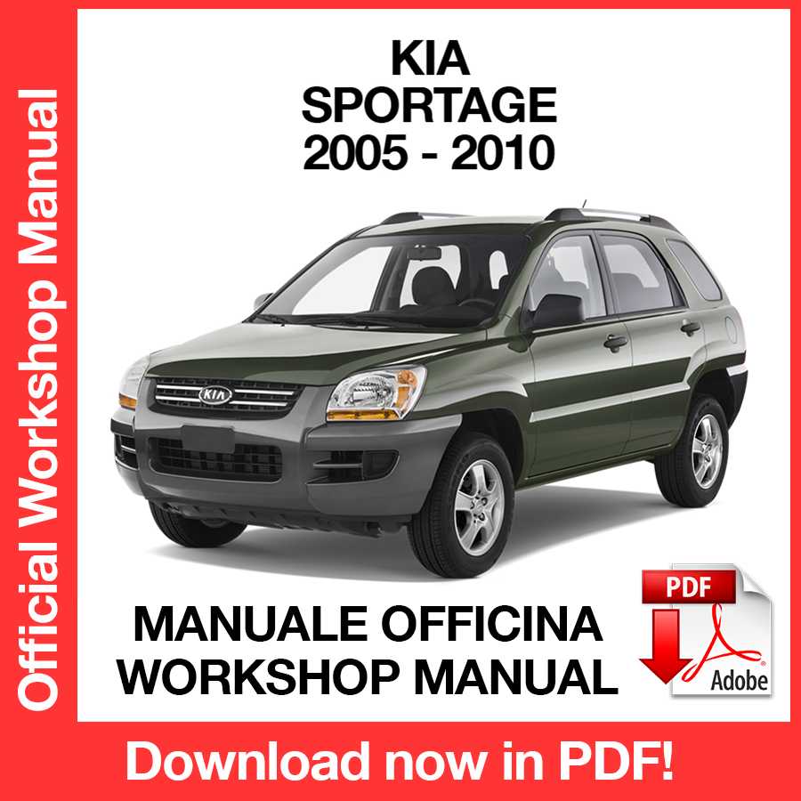 Workshop Manual Kia Sportage (2005-2010) (EN)
