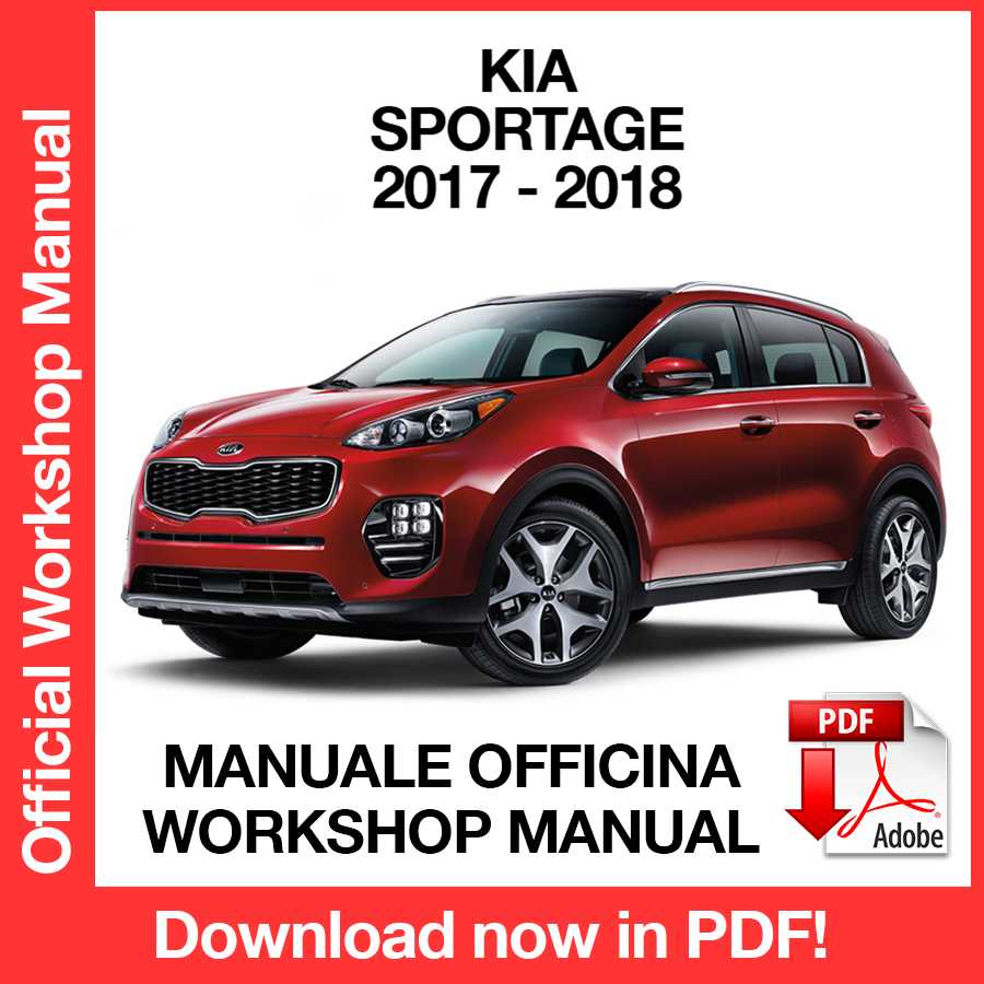 Workshop Manual Kia Sportage (2017-2018) (EN)