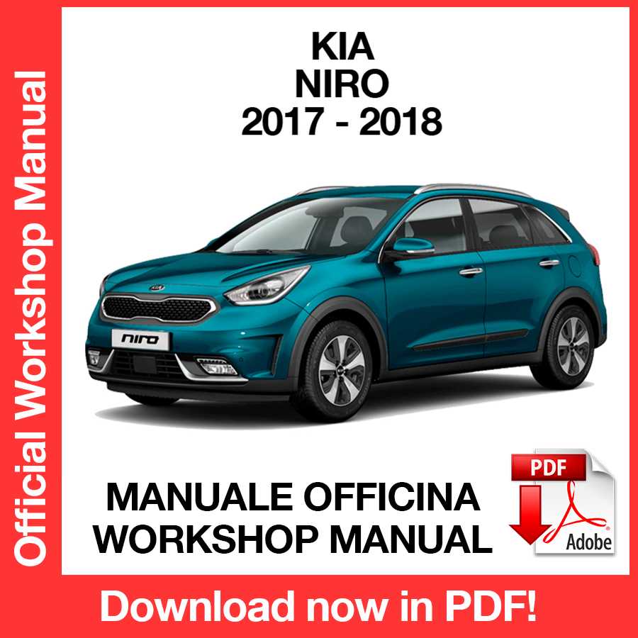 Manuale Officina Kia Niro (2017-2022) (EN)