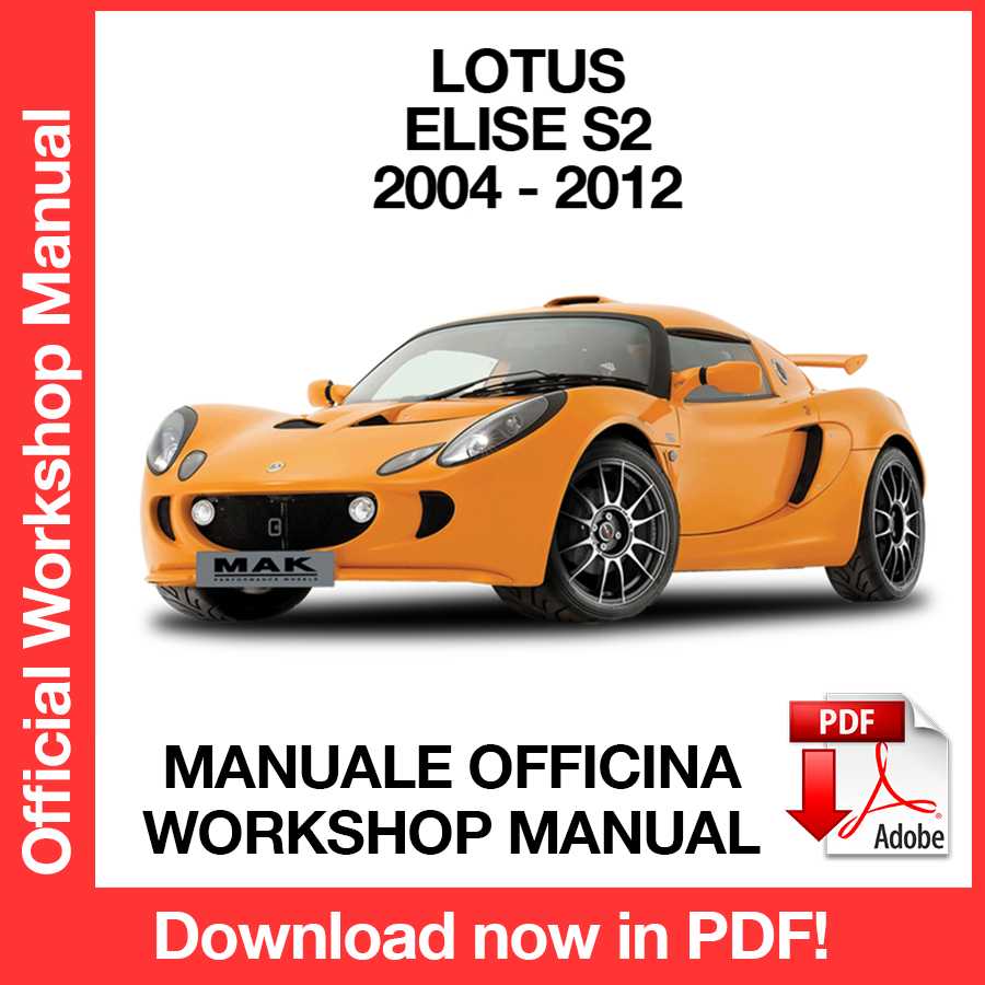 Workshop Manual Lotus Elise (2004-2012) (EN)