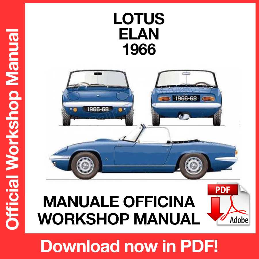 Workshop Manual Lotus Elan (1966) (EN)