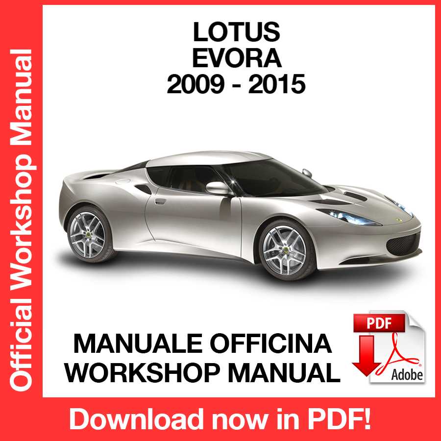 Workshop Manual Lotus Evora (2009-2015) (EN)