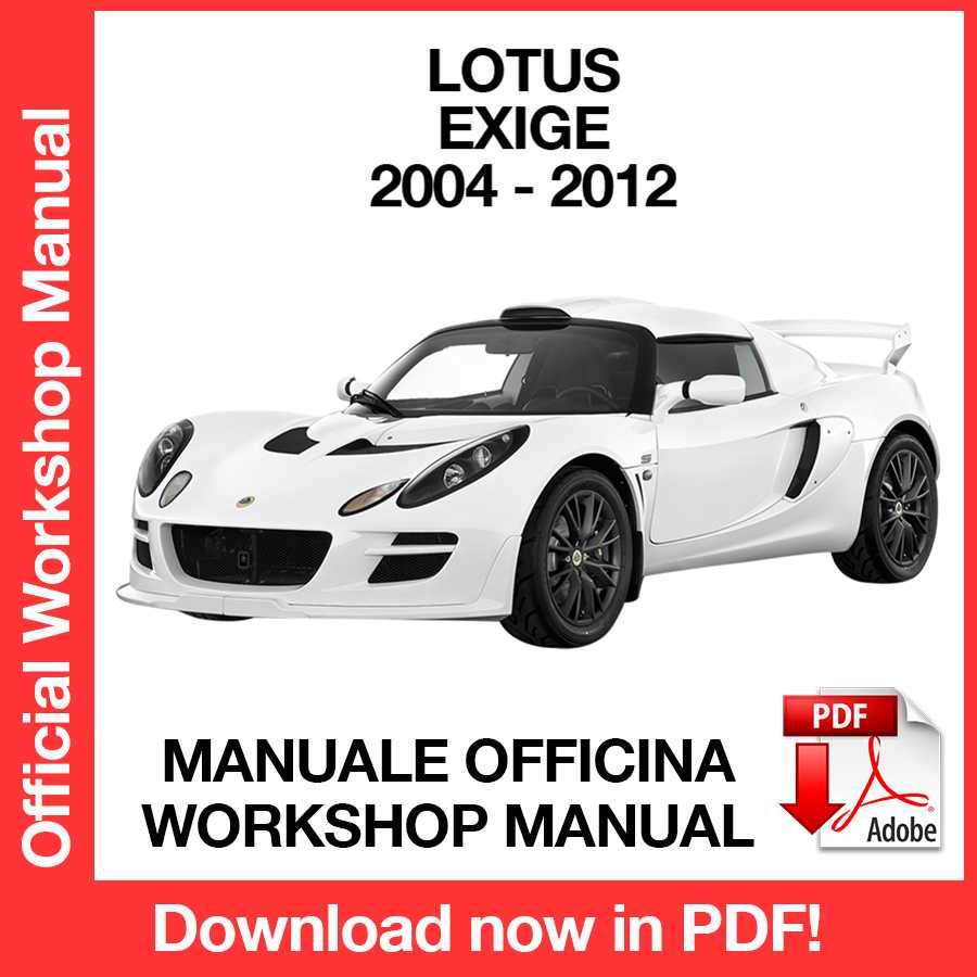 Workshop Manual Lotus Exige (2004-2012) (EN)