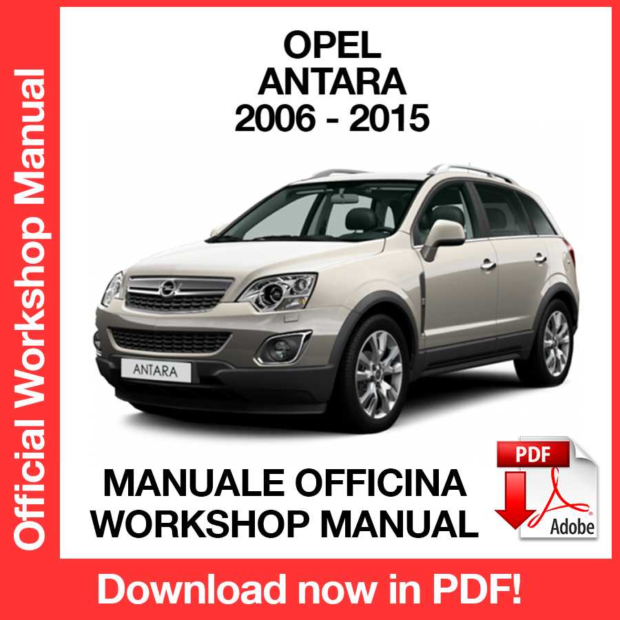 Workshop Manual Opel Antara (2006-2015) (EN)
