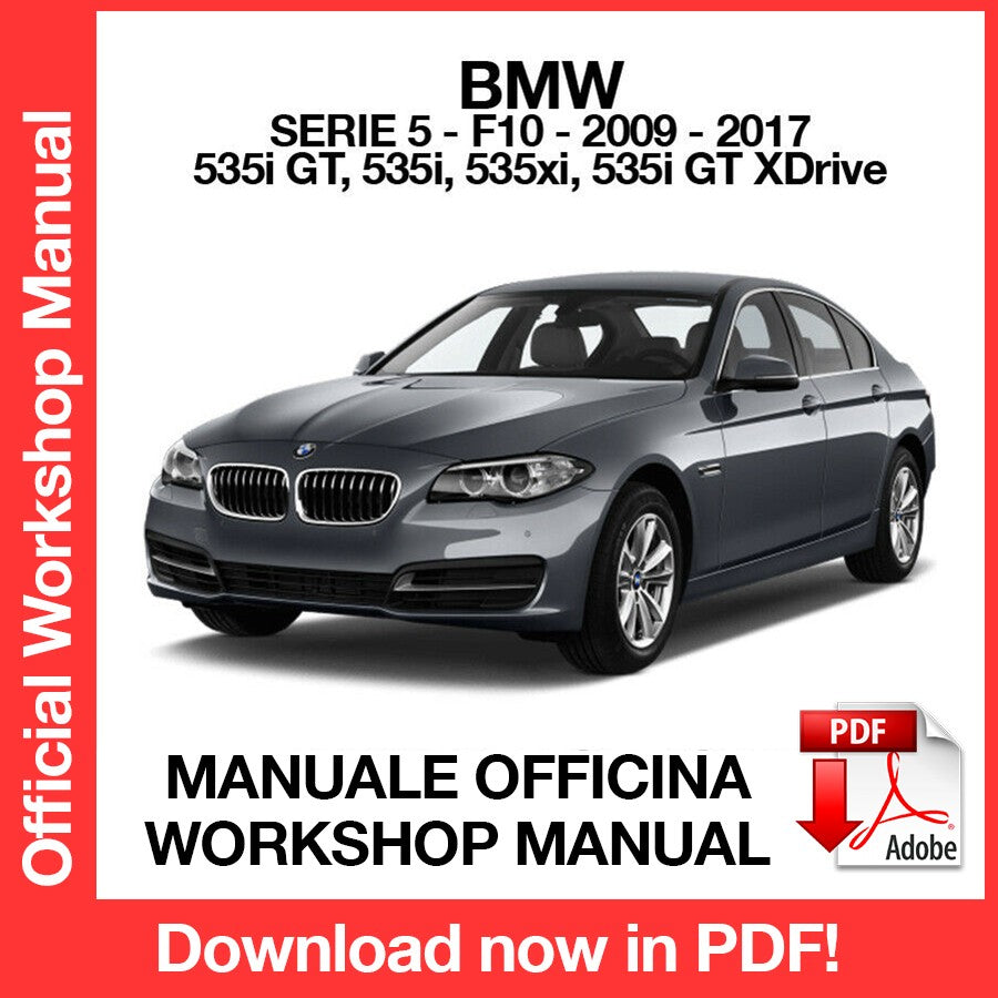 WORKSHOP MANUAL BMW 5 SERIES F10 (2009-2017) (EN)