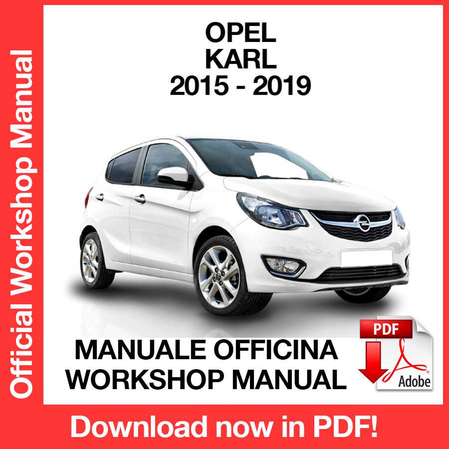 Workshop Manual Opel Karl (2015-2019) (EN)