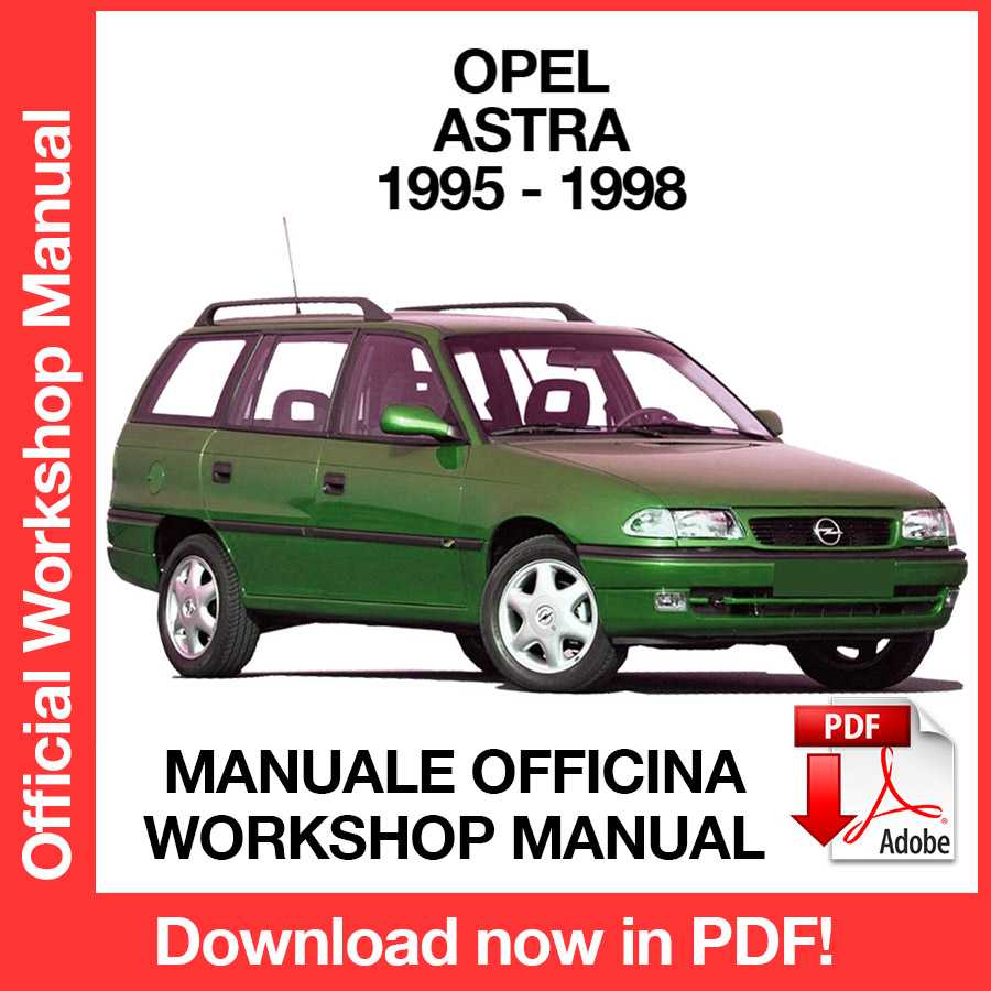 Workshop Manual Opel Astra F (1995-1998) (EN)