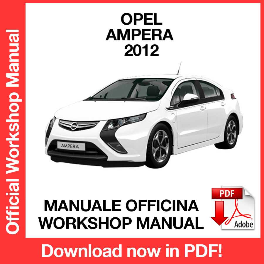 Workshop Manual Opel Ampera (2012) (EN)
