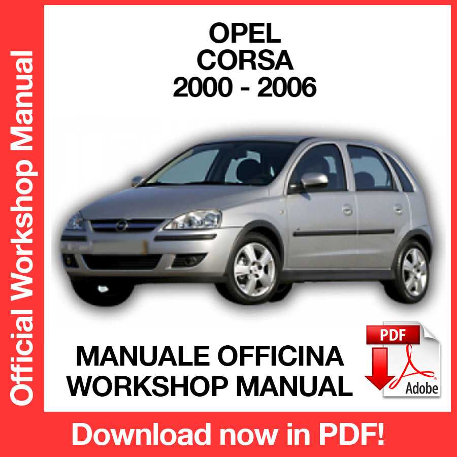 Workshop Manual Opel Corsa C (2000-2006) (EN)