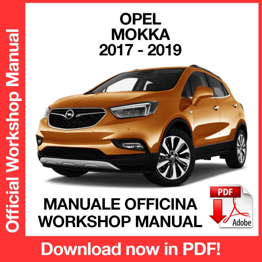Workshop Manual Opel Mokka (2017-2019) (EN)