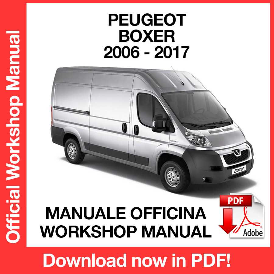 Workshop Manual Peugeot Boxer (2006-2017) (EN)