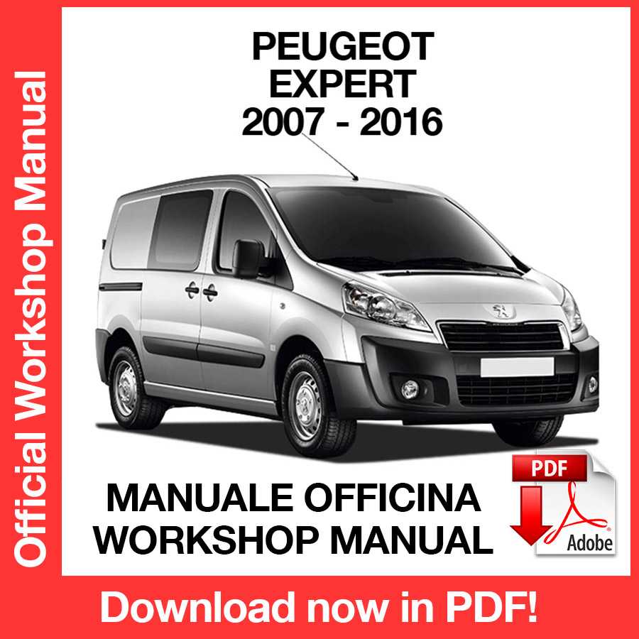 Workshop Manual Peugeot Expert (2007-2016) (EN)