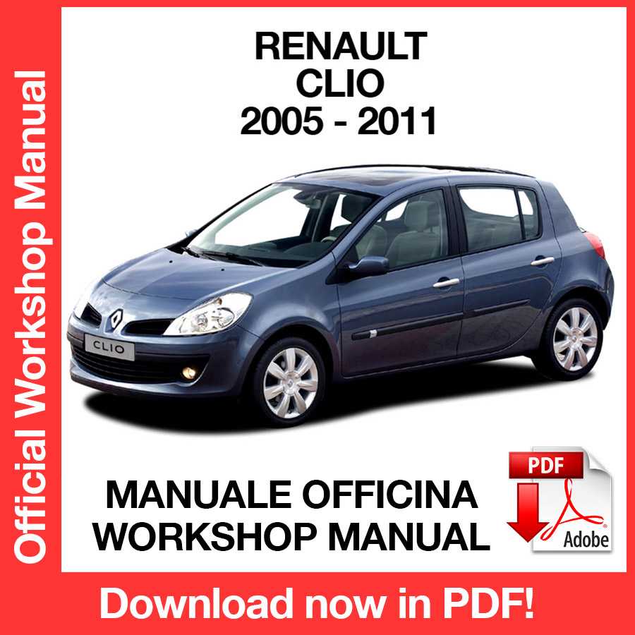 Workshop Manual Renault Clio III X85 (2005-2011) (EN)