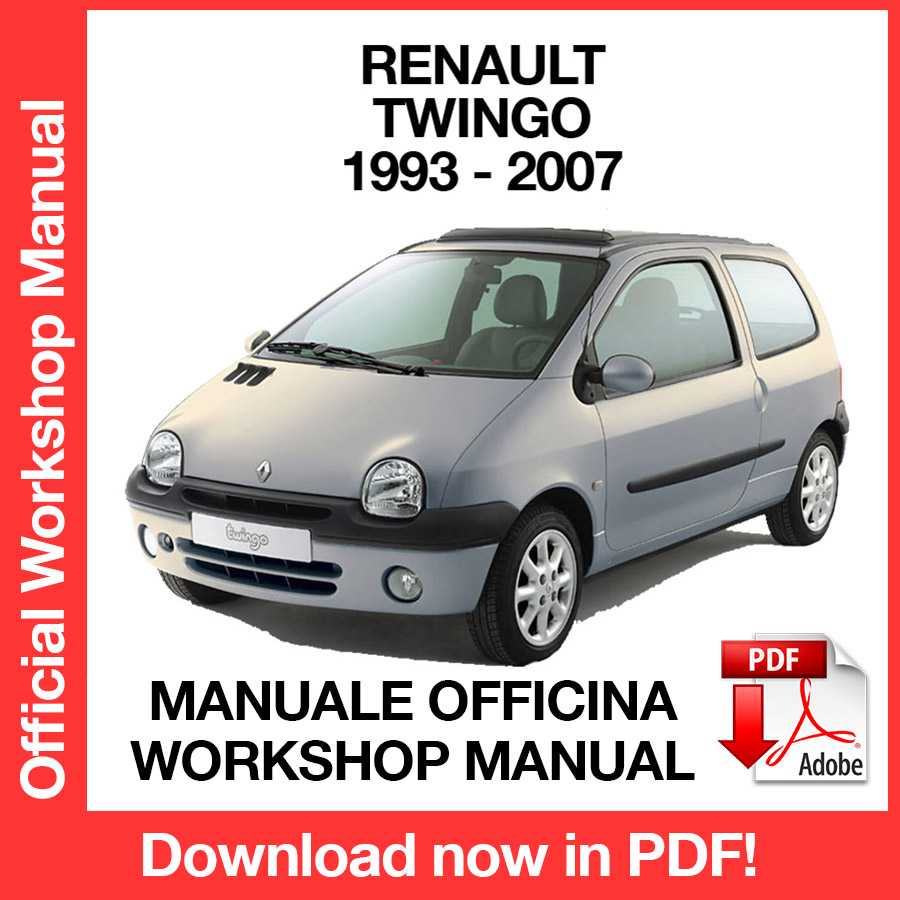 Workshop Manual Renault Twingo I X06 (1993-2007) (EN)