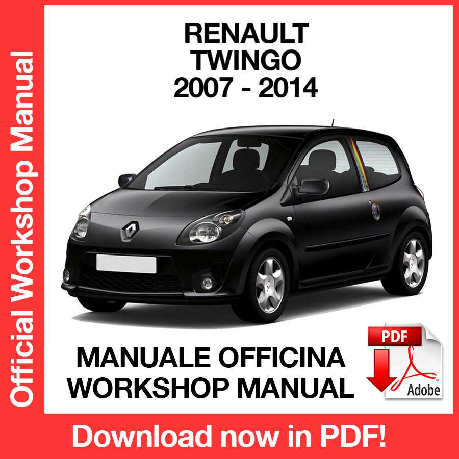 Workshop Manual Renault Twingo II X44 (2007-2014) (EN)