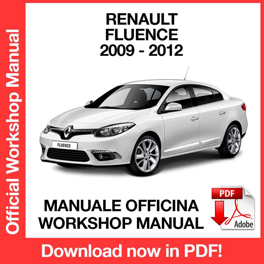 Workshop Manual Renault Fluence (2009-2012) (EN)