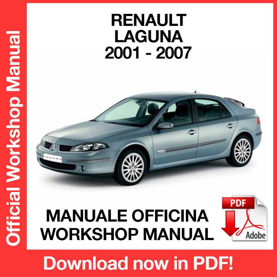 Workshop Manual Renault Laguna II X74 (2001-2007) (EN)