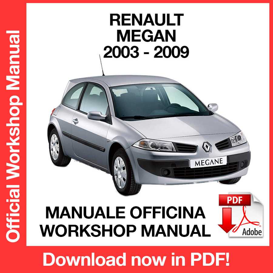 Workshop Manual Renault Megane II X84 (2003-2009) (EN)