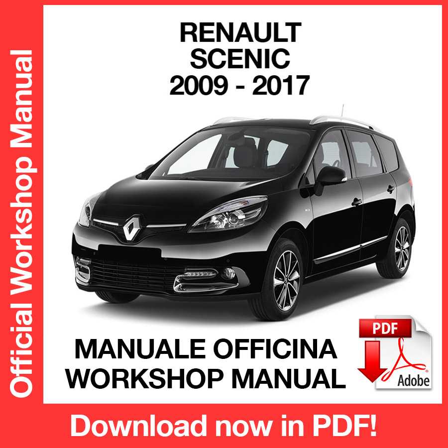 Workshop Manual Renault Scenic III J95 (2009-2017) (EN)