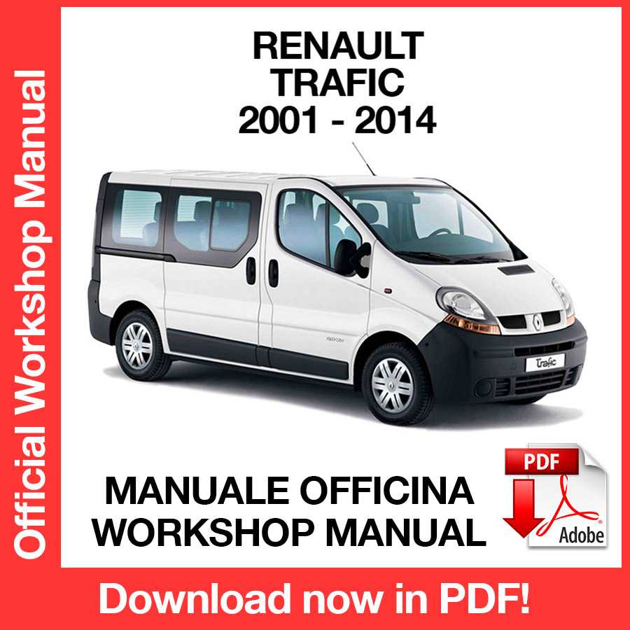Workshop Manual Renault Trafic II X83 (2001-2014) (EN)