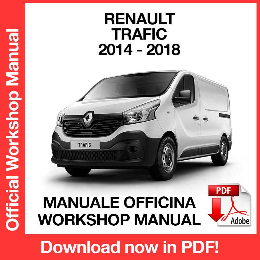 Workshop Manual Renault Trafic III X82 (2014-2018) (EN)