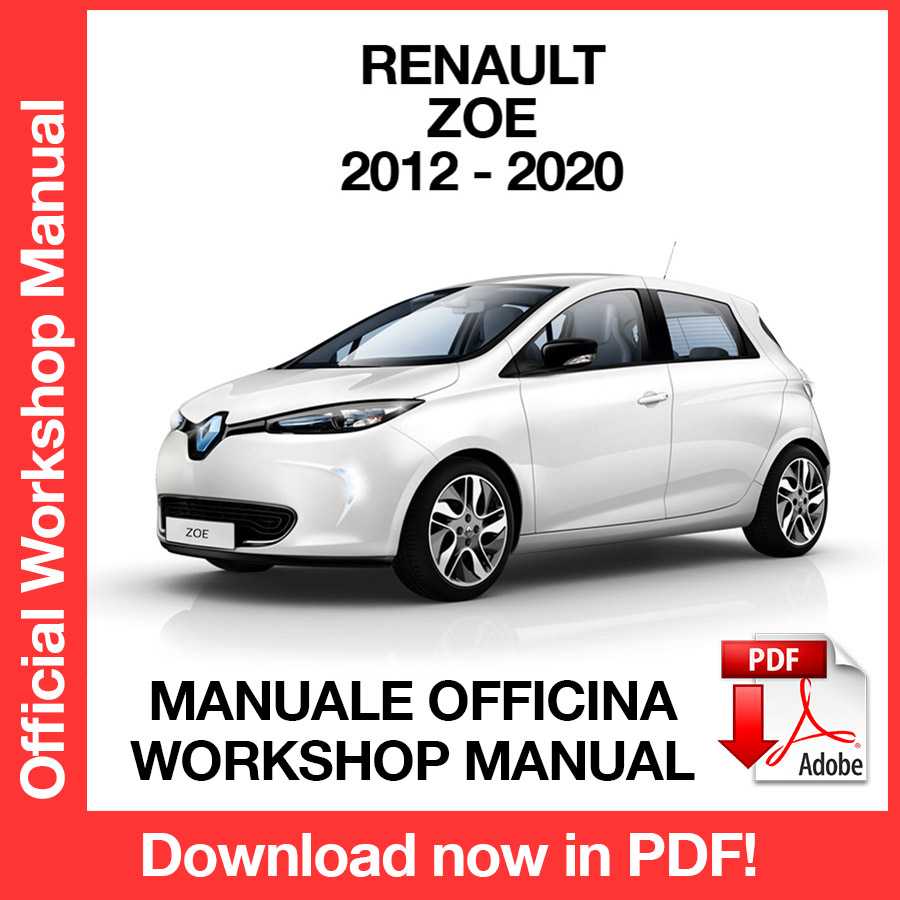 Workshop Manual Renault Zoe (2012-2020) (EN)