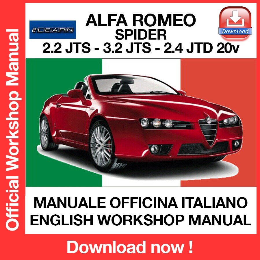 WORKSHOP MANUAL ALFA ROMEO SPIDER (ITA) (EN)