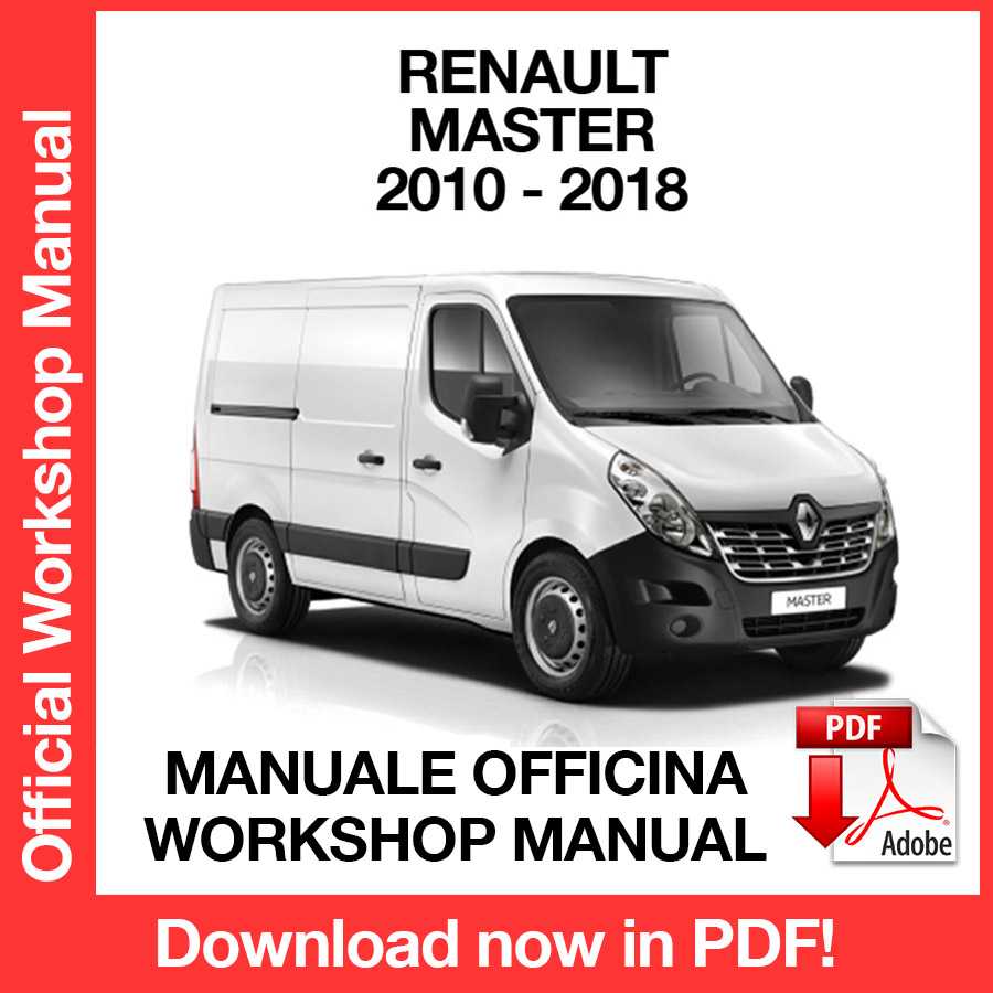 Workshop Manual Renault Master III X62 (2010-2018) (EN)