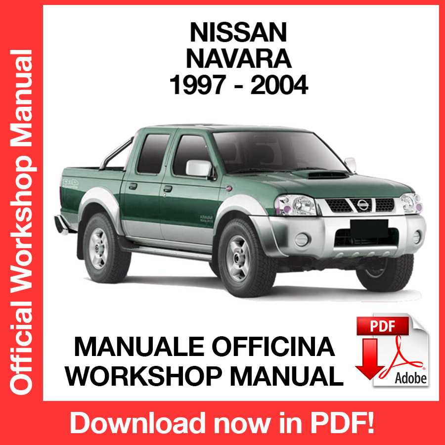 Workshop Manual Nissan Navara D22 (1997-2004) (EN)