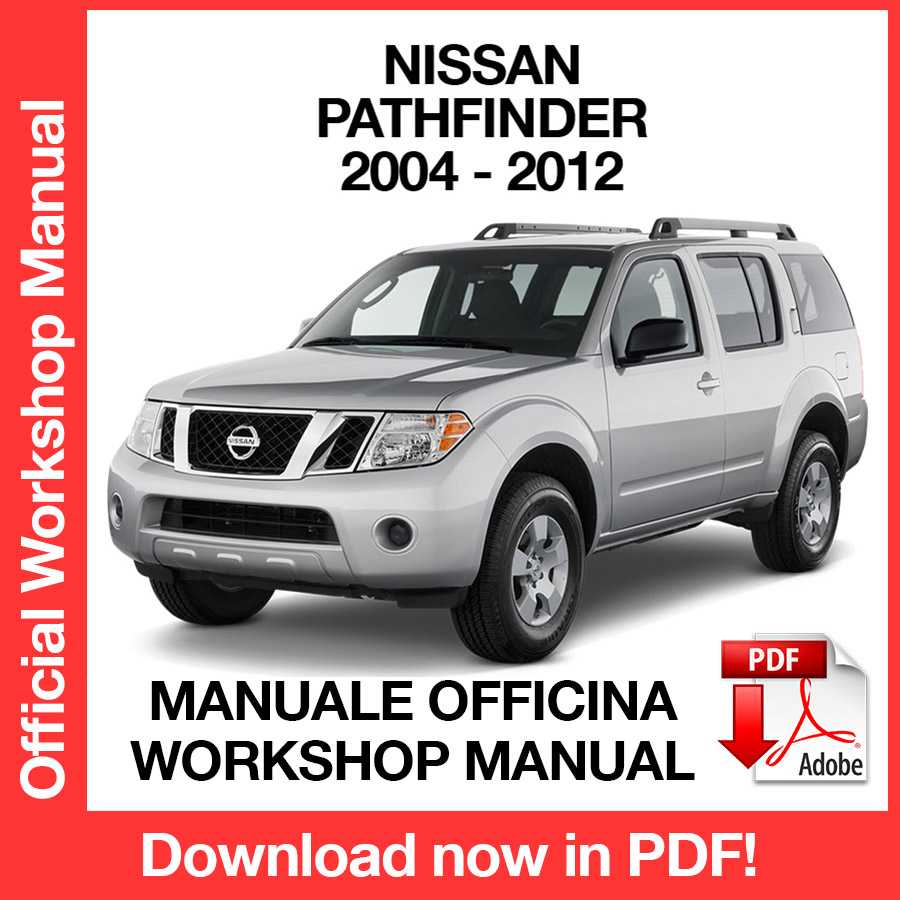 Workshop Manual Nissan Pathfinder R51 (2004-2012) (EN)