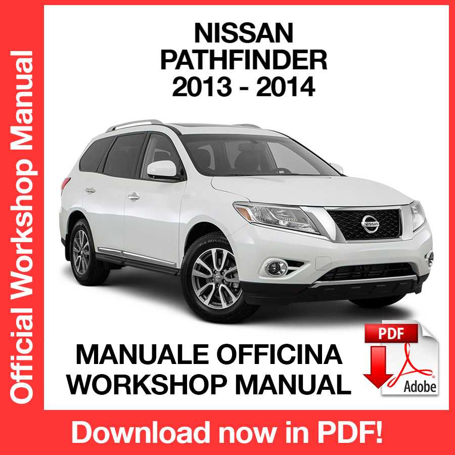 Workshop Manual Nissan Pathfinder R52 (2013-2014) (EN)