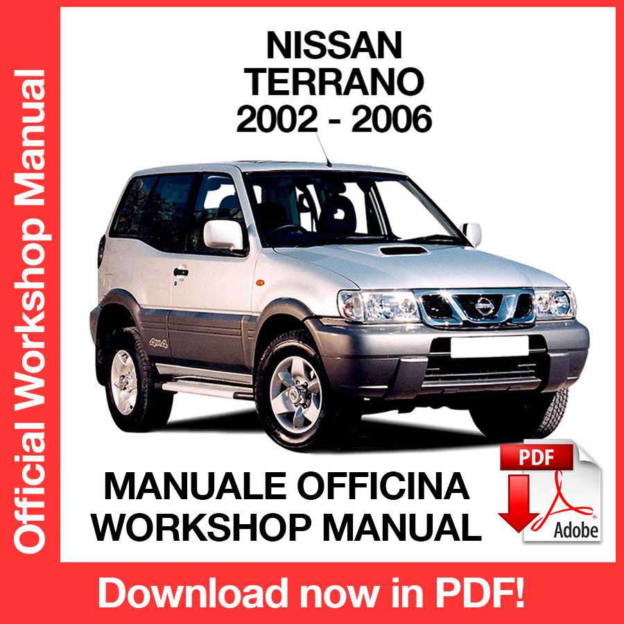 Workshop Manual Nissan Terrano R20 (2002-2006) (EN)
